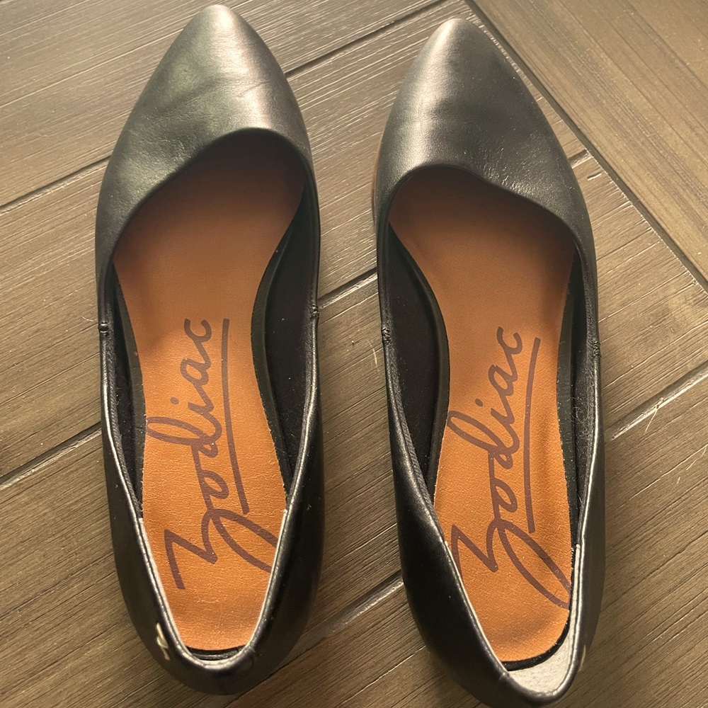Black Zodiac Flats